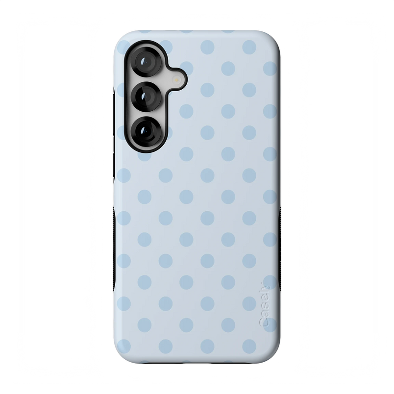 Spotted in SoHo | Light Blue Polka Dot Case - Galaxy S25 Plus