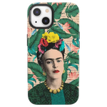 Find Your Muse | Frida Kahlo Portrait Floral Case iPhone Case get.casely Bold + MagSafe® iPhone 13 