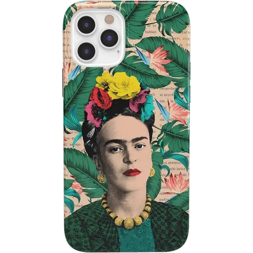 Find Your Muse | Frida Kahlo Portrait Floral Case iPhone Case get.casely Classic iPhone 12 Pro Max 