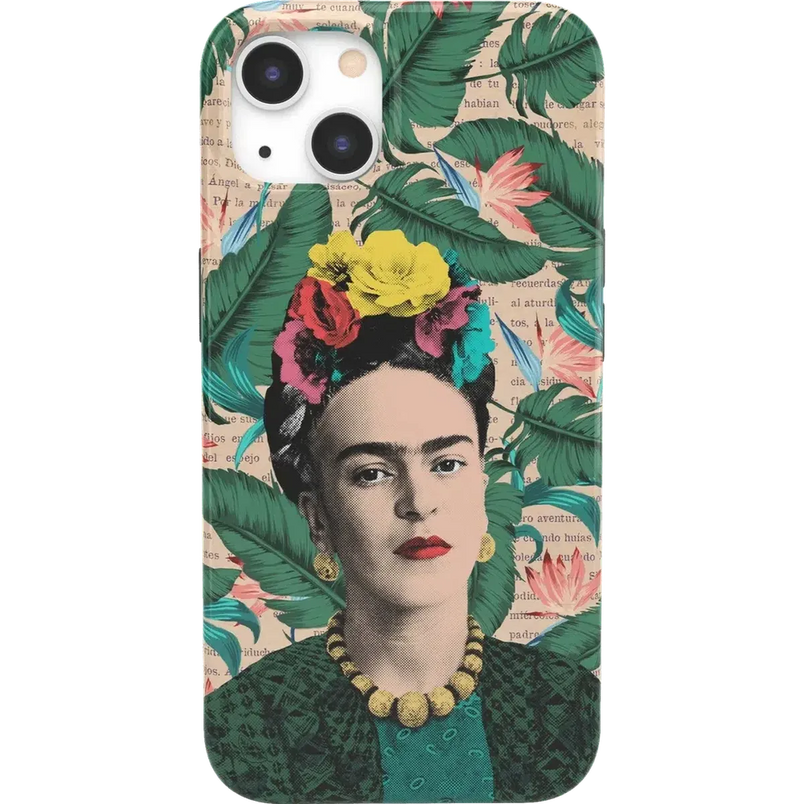 Find Your Muse | Frida Kahlo Portrait Floral Case iPhone Case get.casely Classic iPhone 13 Mini 