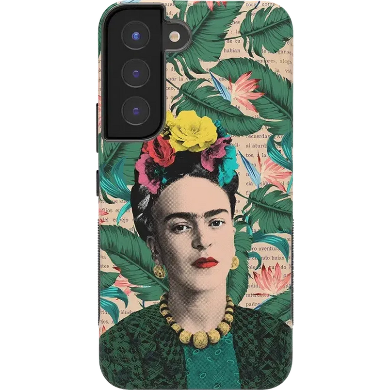 Find Your Muse | Frida Kahlo Portrait Samsung Case Samsung Case get.casely Bold Galaxy S22 
