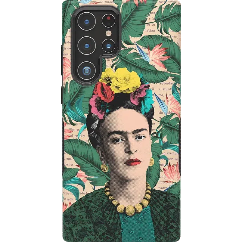 Find Your Muse | Frida Kahlo Portrait Samsung Case Samsung Case get.casely Bold Galaxy S22 Ultra 