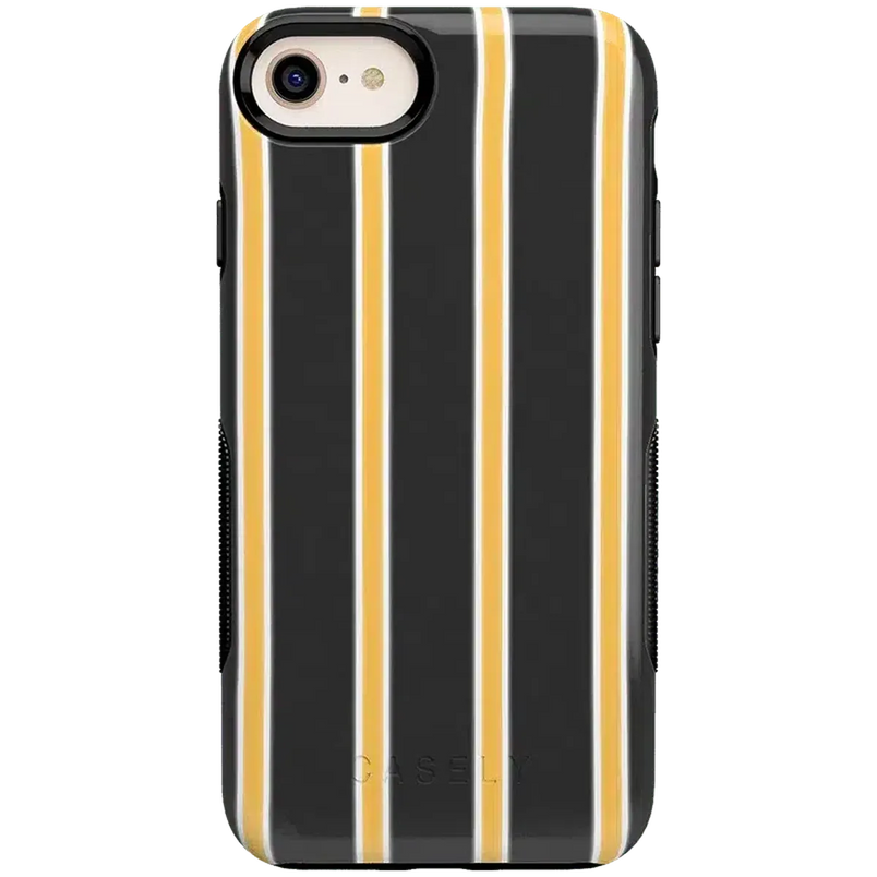 Fine Lines | Mustard Yellow Pinstripe iPhone Case iPhone Case get.casely Bold iPhone 6/7/8 