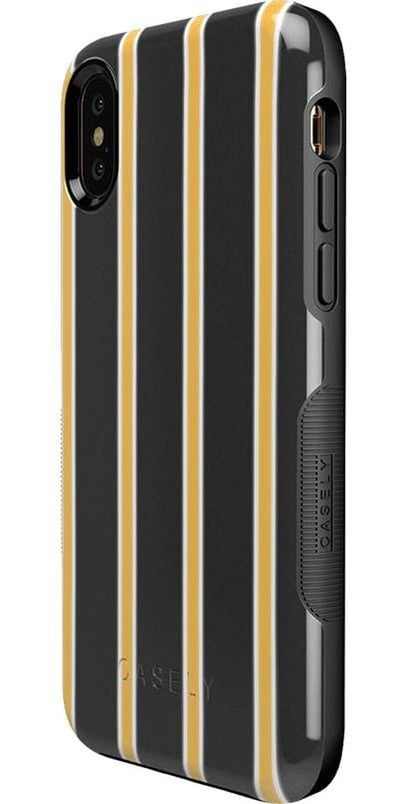 Fine Lines | Mustard Yellow Pinstripe iPhone Case iPhone Case get.casely 