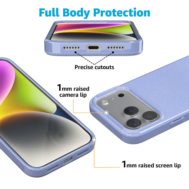 First Light | Periwinkle Pastel Shimmer Case iPhone Case get.casely 