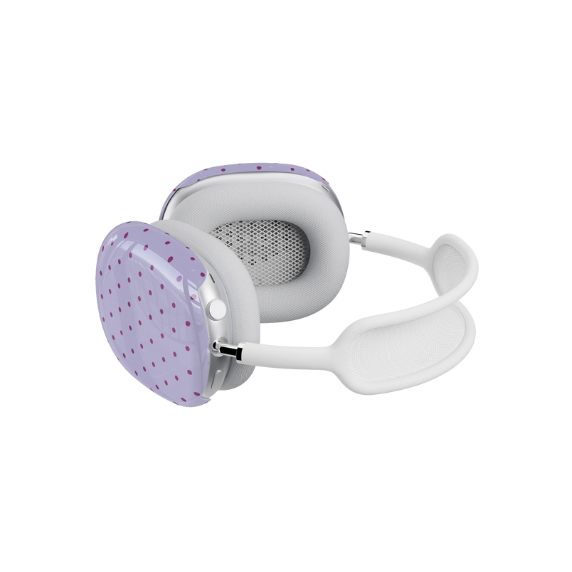 On the Dot | Purple & Plum Polka Dot AirPods Max Case