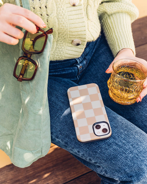 Fit Check | Neutral Checkerboard Case