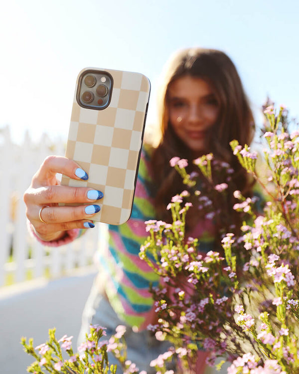Fit Check | Neutral Checkerboard Case