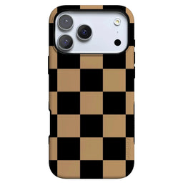 Fit Check | Black & Brown Checkerboard Case iPhone Case get.casely Bold + MagSafe® iPhone 18 Pro Max 