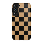 Fit Check | Black & Brown Checkerboard Case iPhone Case get.casely Essential Galaxy S22 Plus 