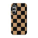 Fit Check | Black & Brown Checkerboard Case iPhone Case get.casely Essential Galaxy S23 Plus 