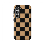 Fit Check | Black & Brown Checkerboard Case iPhone Case get.casely Essential Galaxy S23 