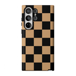 Fit Check | Black & Brown Checkerboard Case iPhone Case get.casely Essential Galaxy S23 Ultra 