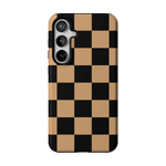 Fit Check | Black & Brown Checkerboard Case iPhone Case get.casely Essential Galaxy S24 Plus 