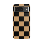Fit Check | Black & Brown Checkerboard Case iPhone Case get.casely Essential Google Pixel 8 