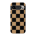 Fit Check | Black & Brown Checkerboard Case iPhone Case get.casely Essential Google Pixel 9 Pro XL 