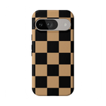 Fit Check | Black & Brown Checkerboard Case iPhone Case get.casely Essential Google Pixel 9 
