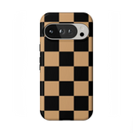 Fit Check | Black & Brown Checkerboard Case iPhone Case get.casely Essential + MagSafe® Google Pixel 10 Pro 