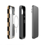 Fit Check | Black & Brown Checkerboard Case iPhone Case get.casely 