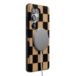 Fit Check | Black & Brown Checkerboard Case iPhone Case get.casely 