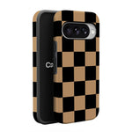 Fit Check | Black & Brown Checkerboard Case iPhone Case get.casely 