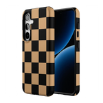 Fit Check | Black & Brown Checkerboard Case iPhone Case get.casely 