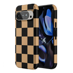 Fit Check | Black & Brown Checkerboard Case iPhone Case get.casely 