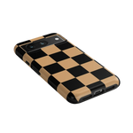 Fit Check | Black & Brown Checkerboard Case iPhone Case get.casely 
