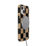 Fit Check | Black & Brown Checkerboard Case iPhone Case get.casely 