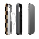Fit Check | Black & Brown Checkerboard Case iPhone Case get.casely 