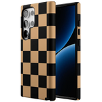 Fit Check | Black & Brown Checkerboard Case iPhone Case get.casely 