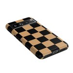Fit Check | Black & Brown Checkerboard Case iPhone Case get.casely 