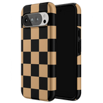 Fit Check | Black & Brown Checkerboard Case iPhone Case get.casely 