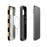 Fit Check | Black & Brown Checkerboard Case iPhone Case get.casely 