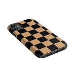 Fit Check | Black & Brown Checkerboard Case iPhone Case get.casely 