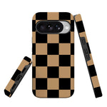 Fit Check | Black & Brown Checkerboard Case iPhone Case get.casely 