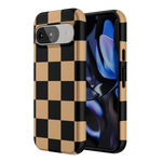 Fit Check | Black & Brown Checkerboard Case iPhone Case get.casely 