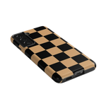 Fit Check | Black & Brown Checkerboard Case iPhone Case get.casely 