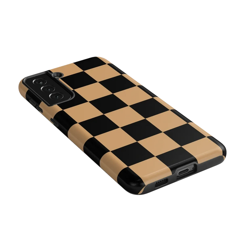 Fit Check | Black & Brown Checkerboard Case iPhone Case get.casely 