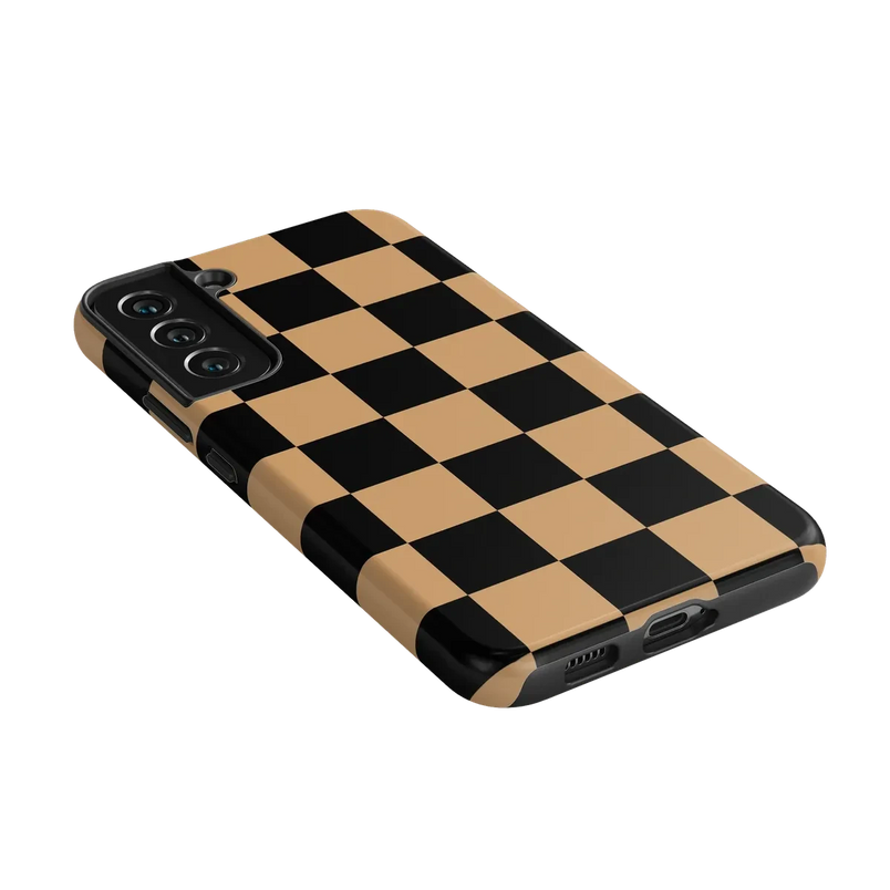 Fit Check | Black & Brown Checkerboard Case iPhone Case get.casely 