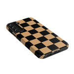 Fit Check | Black & Brown Checkerboard Case iPhone Case get.casely 