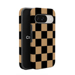 Fit Check | Black & Brown Checkerboard Case iPhone Case get.casely 
