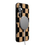 Fit Check | Black & Brown Checkerboard Case iPhone Case get.casely 