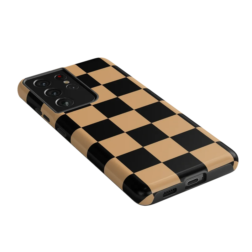 Fit Check | Black & Brown Checkerboard Case iPhone Case get.casely 