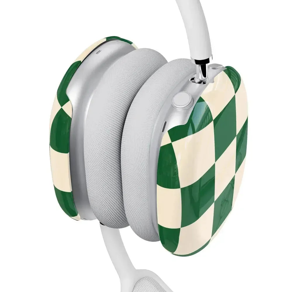 Fit Check Green Checkerboard AirPods Max Case - Thumbnail 3