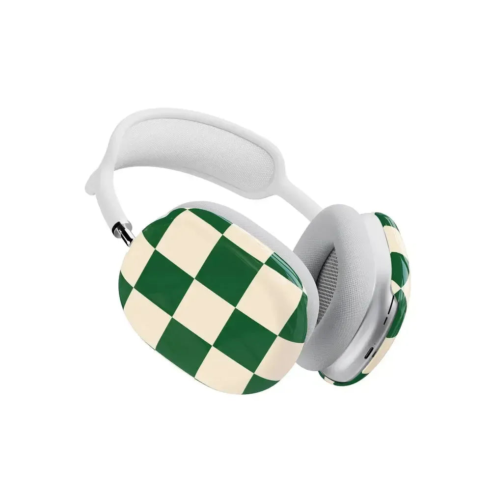 Fit Check Green Checkerboard AirPods Max Case - Thumbnail 2
