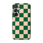 Fit Check | Green Checkerboard Case iPhone Case get.casely Bold Flex + MagSafe® Galaxy S25 Plus