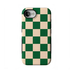 Fit Check | Green Checkerboard Case iPhone Case get.casely Bold Flex + MagSafe® iPhone 16e 