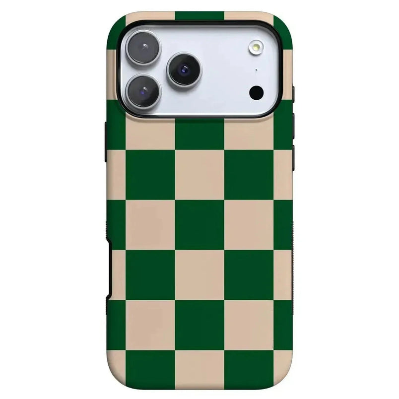 Fit Check | Green Checkerboard Case iPhone Case get.casely Bold + MagSafe® iPhone 17 Pro Max 