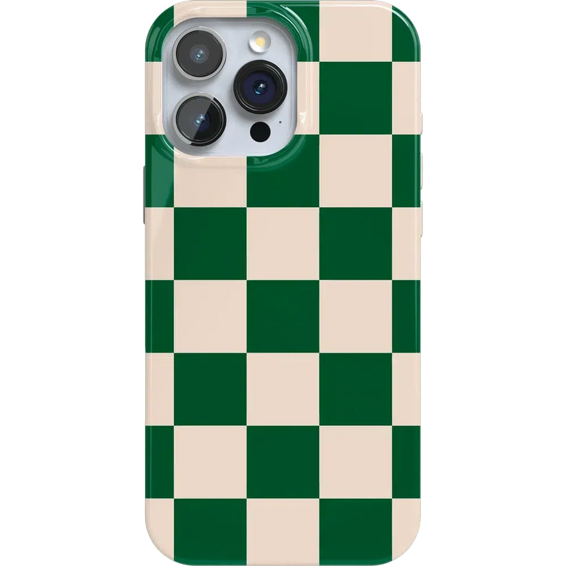 Fit Check | Green Checkerboard Case iPhone Case get.casely Classic + MagSafe® iPhone 16 Pro Max